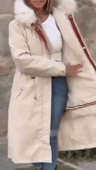 Frostra™ - Jesienna Kurtka z kapturem i Miękkim Kołnierzem