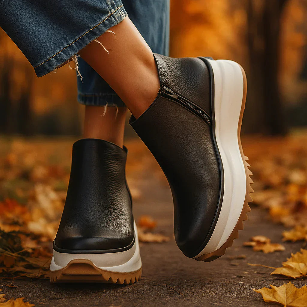 Alora™ - Modne Damskie Trampki | Wygodna wysoka Podeszwa