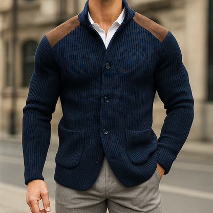 DAVENPORT DZIANINOWY BLAZER
