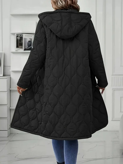 Noelle| Ciepły Płaszcz z Kapturem