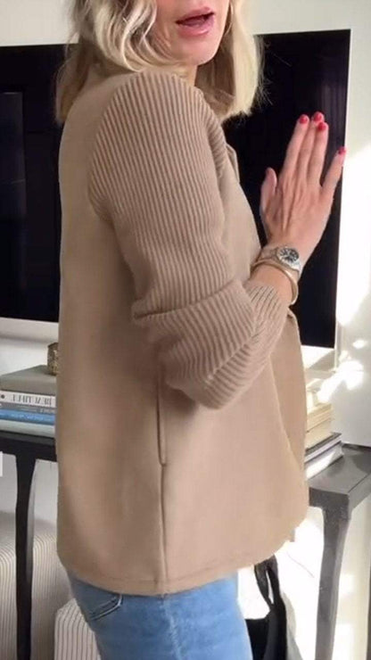 NASHA CASUALOWY PŁASZCZ MARYNARKOWY