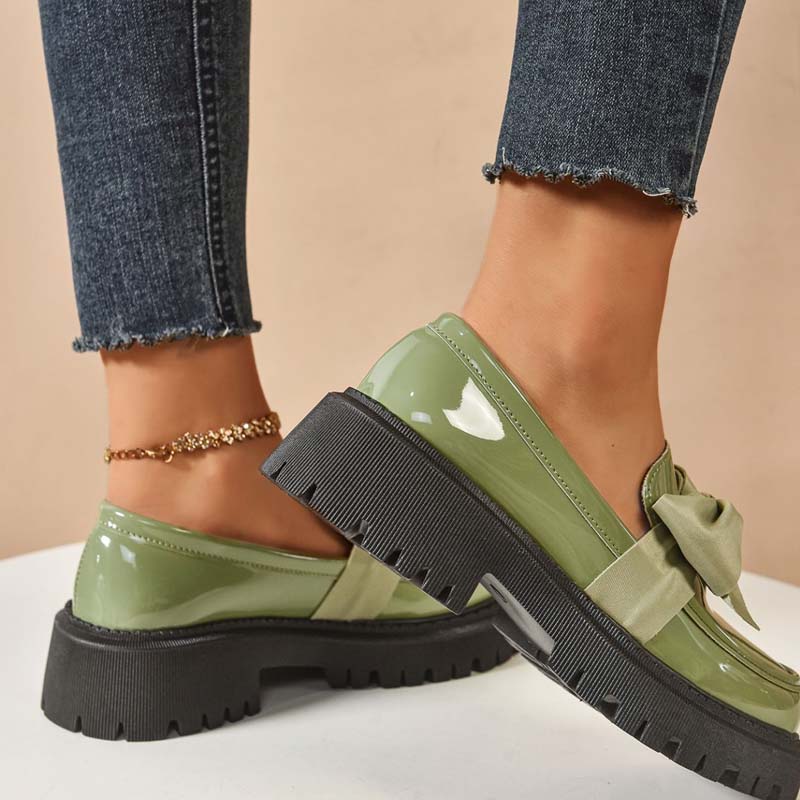 Ravisse™ - Eleganckie i Urocze Mokasyny na Platformie z Kokardką